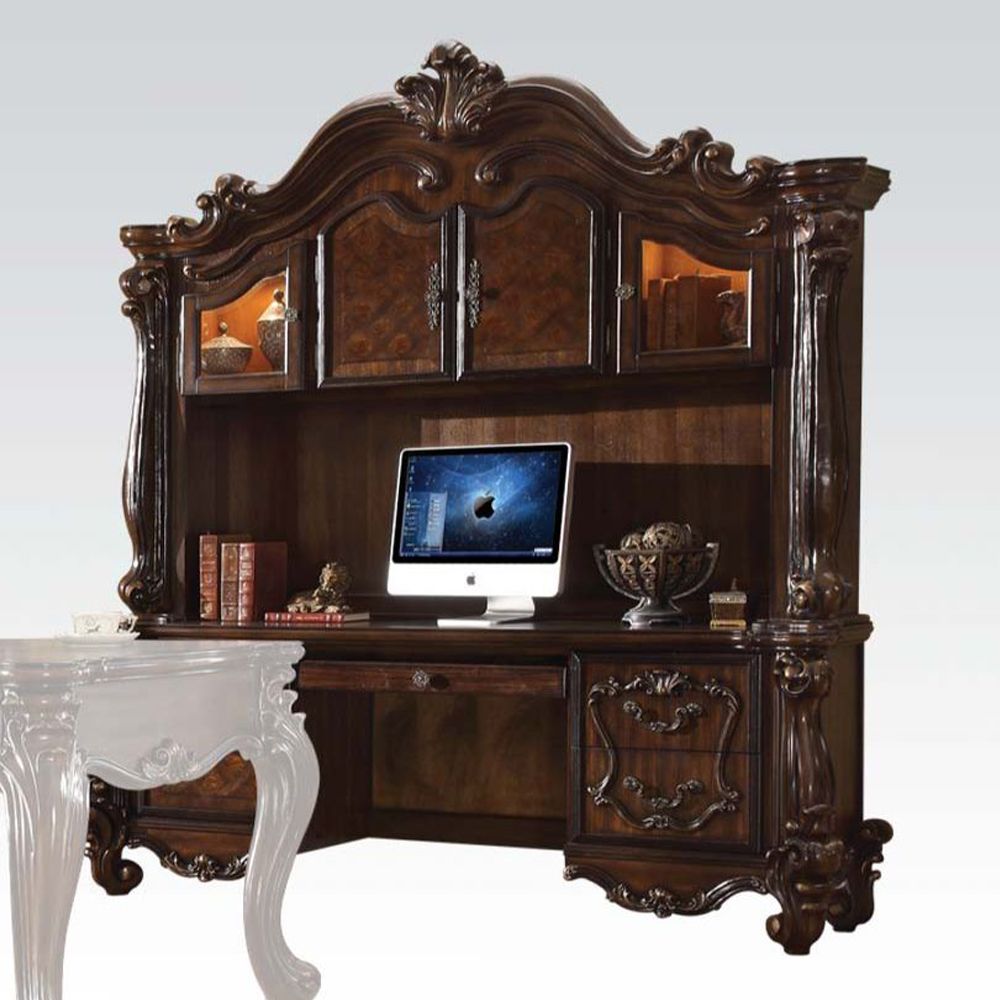 Versailles Executive Computer Desk W/Hutch – view 2