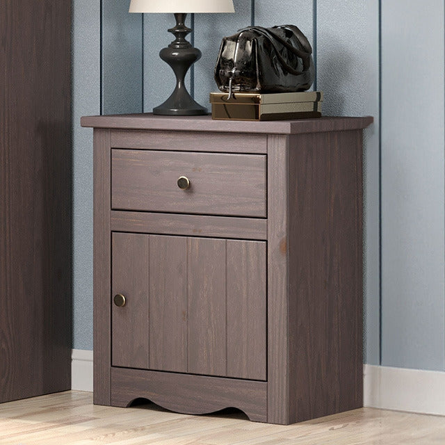 Stavros Night Stand, Gray