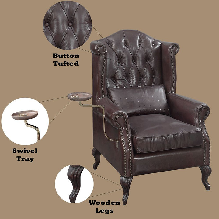 Pino Accent Chair – features callout