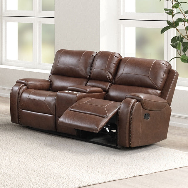 Tepic Loveseat, Brown