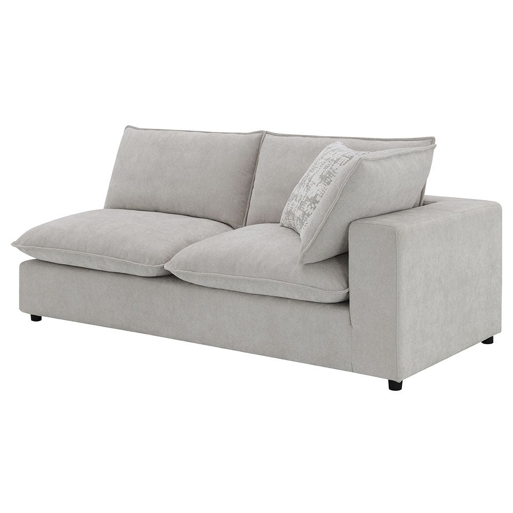 Marisa Modular Right Facing Loveseat with 2 Pillows