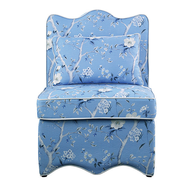 Hemsworth Accent Chair, Chinoiserie Sky Blue/White - view 2