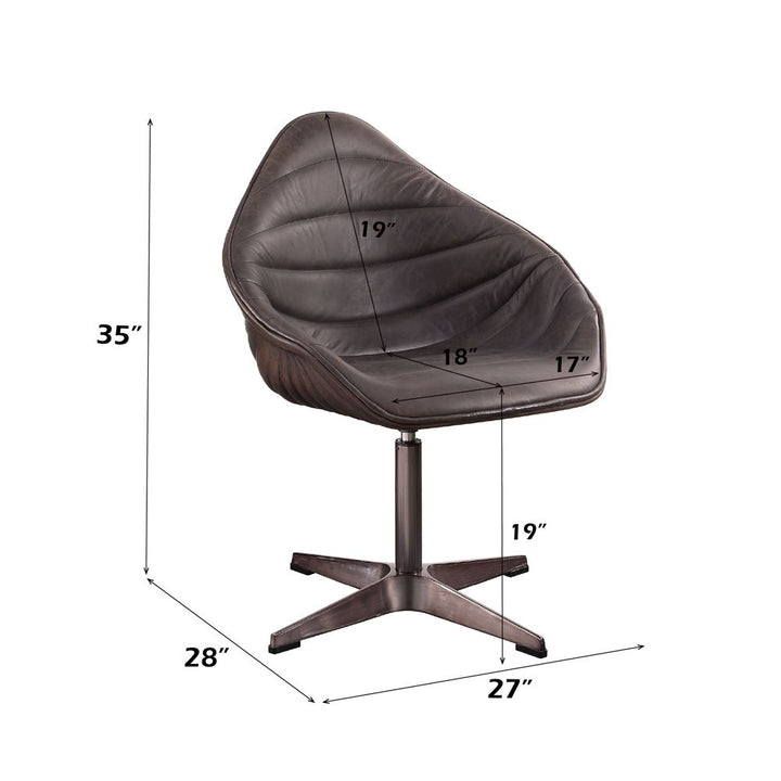 Pipino Accent Chair W/Swivel – dimensions diagram