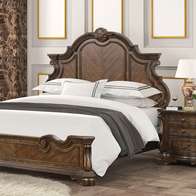 Leovanni Bed, Dark Brown - view 5