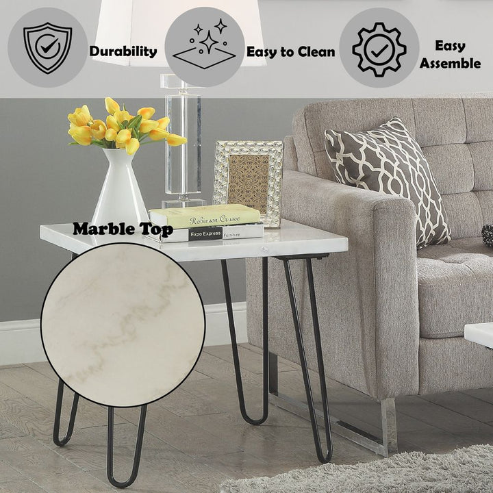 Telestis End Table – features callout