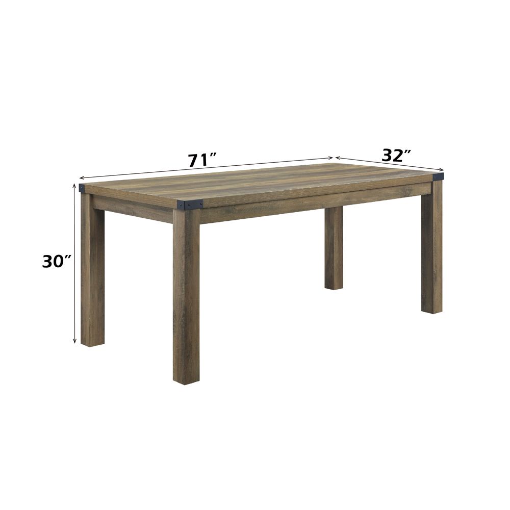 Abiram Dining Table – dimensions diagram