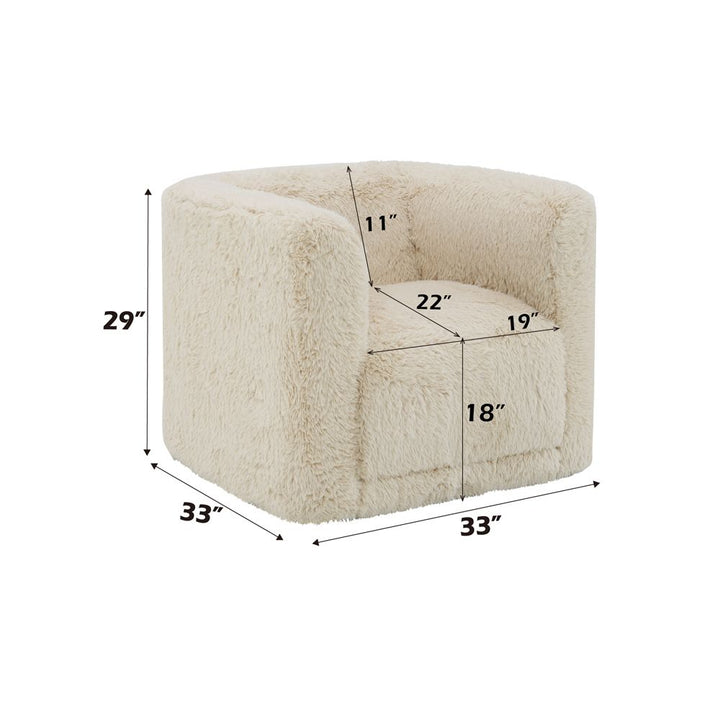 Upendo Chair W/Swivel – dimensions diagram