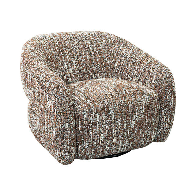 Pyrena Swivel Chair, Brown - view 2