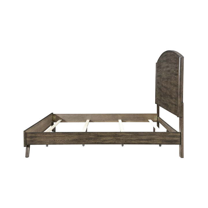 Rex 6/6-6/0 Ek/wk Headboard, Footboard &amp; Slats-Walnut