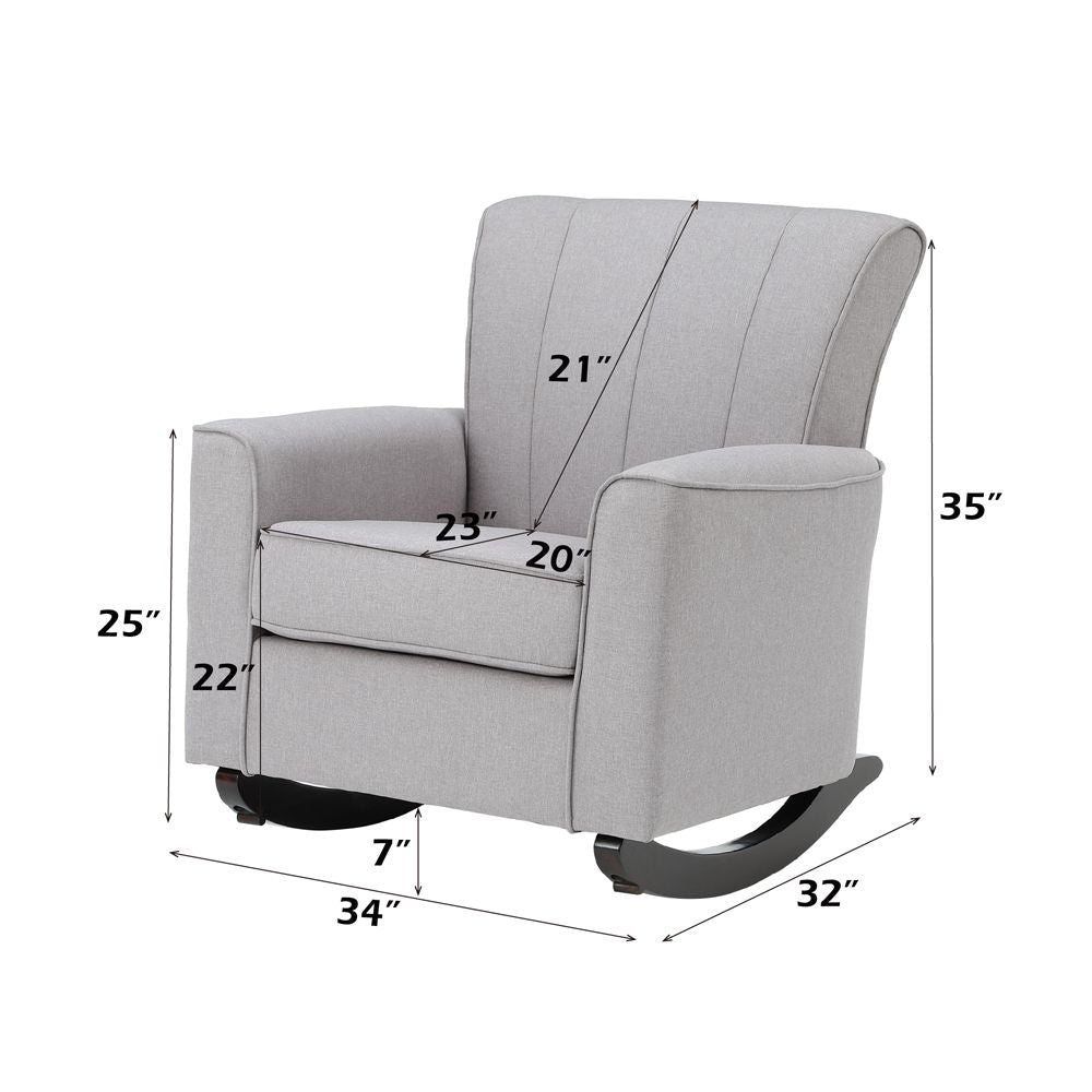 Denzell Rocking Chair – dimensions diagram