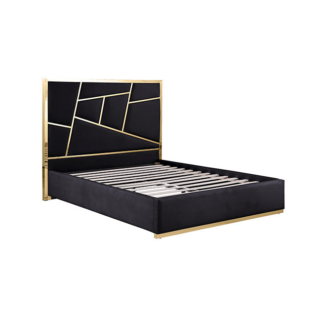 Bertoni Bed, Black/Gold