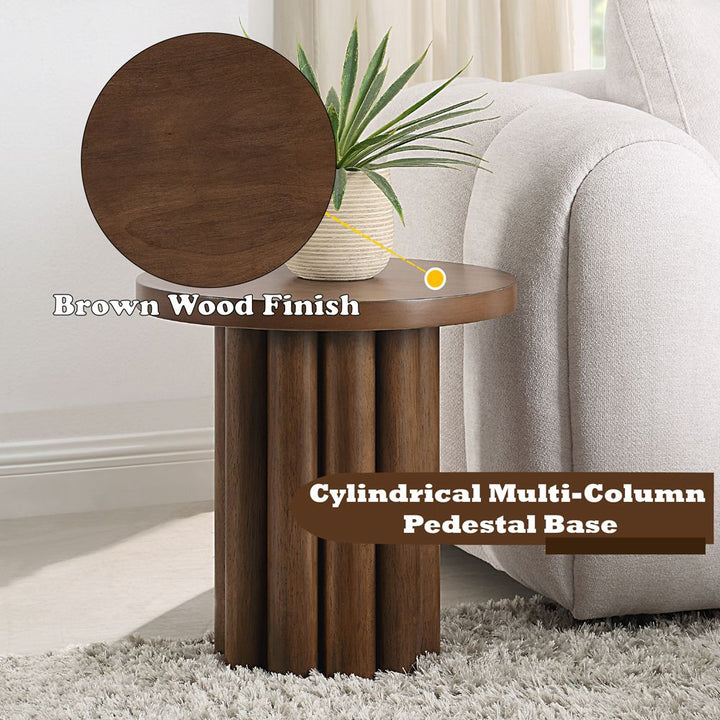 Sanat End Table – features callout