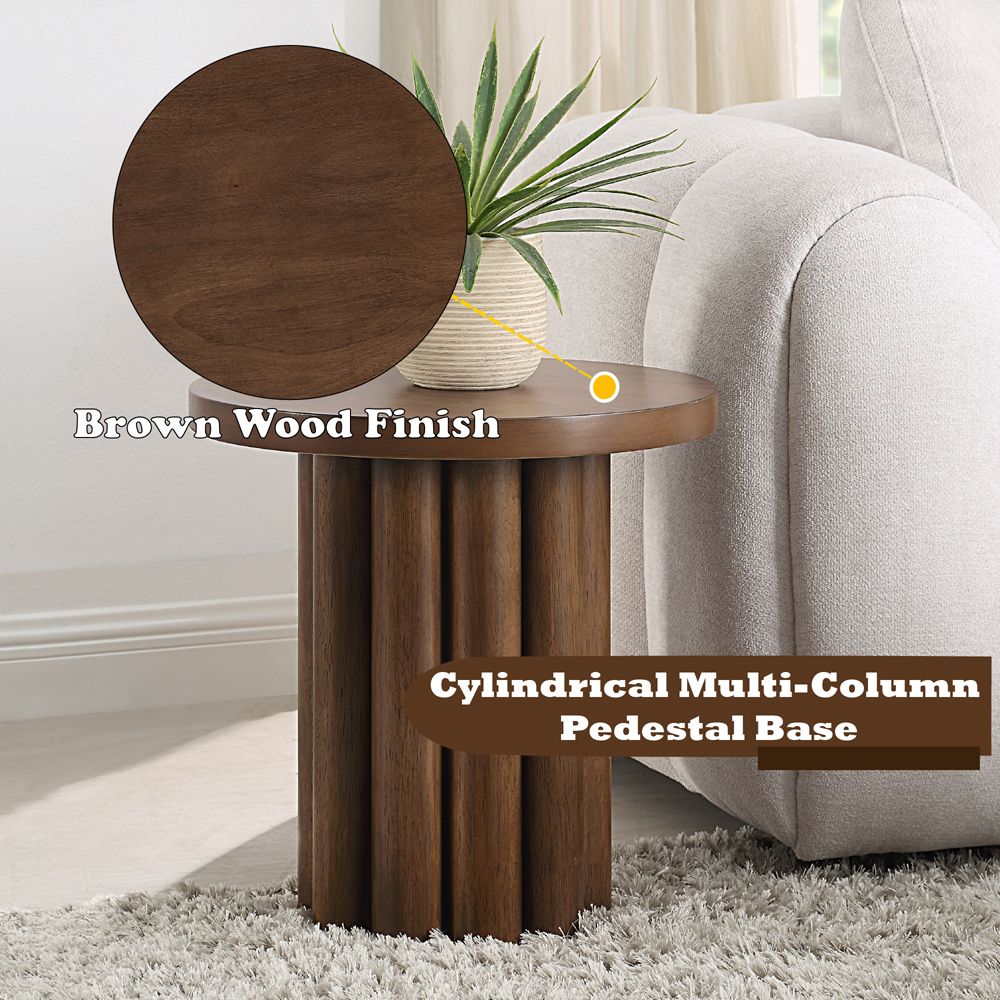 Sanat End Table – features callout