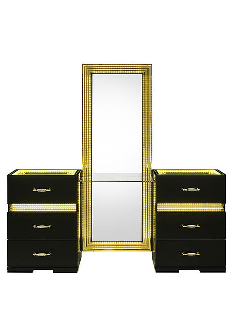 Lucida Vanity Set W/ Stool - view 4