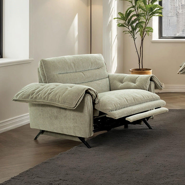 Morley Power Sofa + Loveseat, Taupe - view 2
