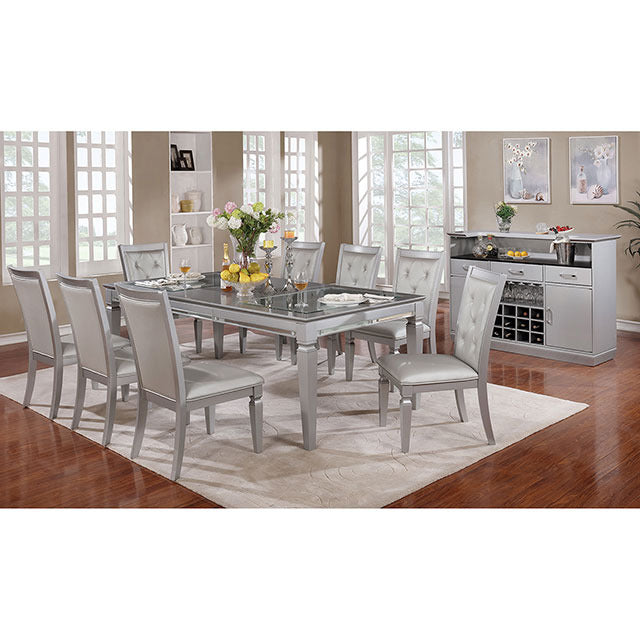 Alena Dining Table, Silver - view 2