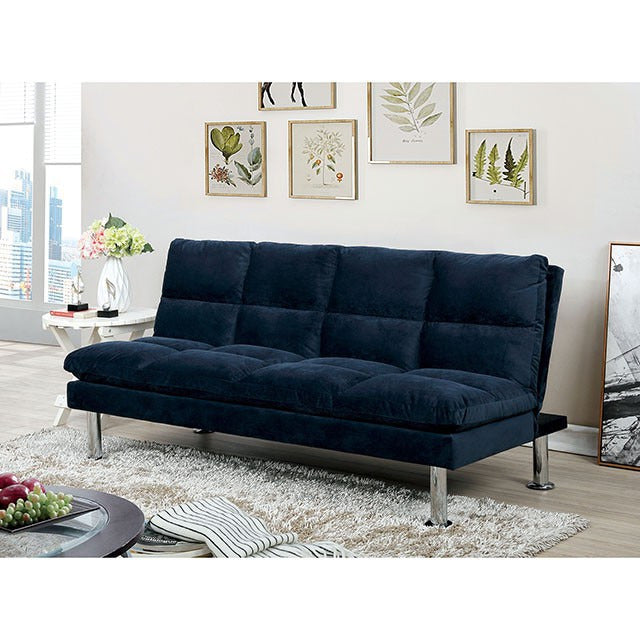 Saratoga Futon Sofa, Navy - view 2