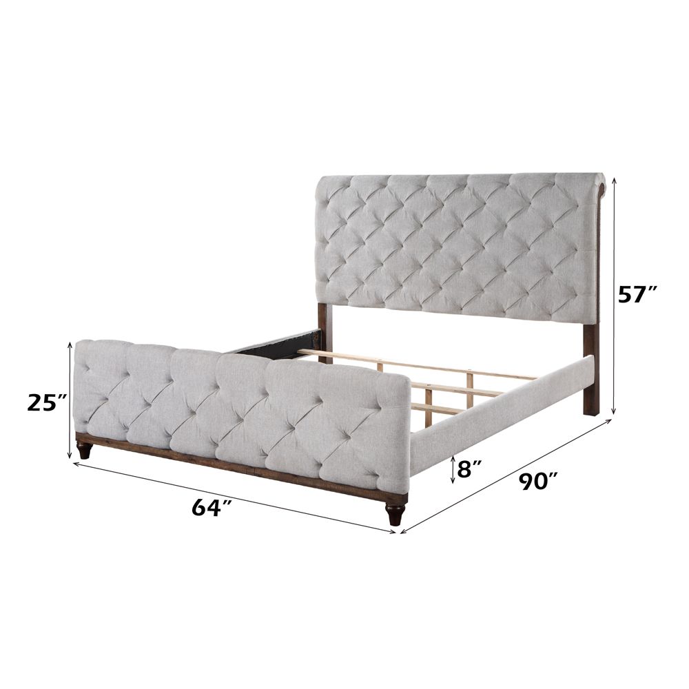 Andria Queen Bed – dimensions diagram