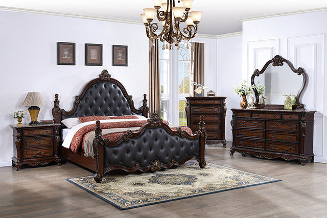 Cremona Bed, Dark Cherry - view 2