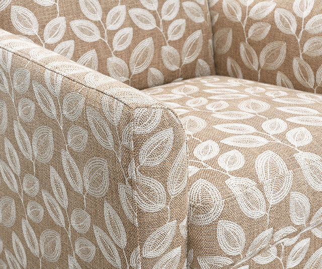 Ivey Acent Chair, Botanical Warm Mocha/Egret White - view 7