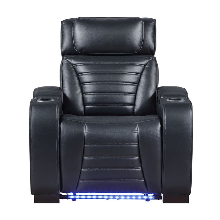 Ephron Power Motion Recliner W/Power Headrest &amp; LED – view 4