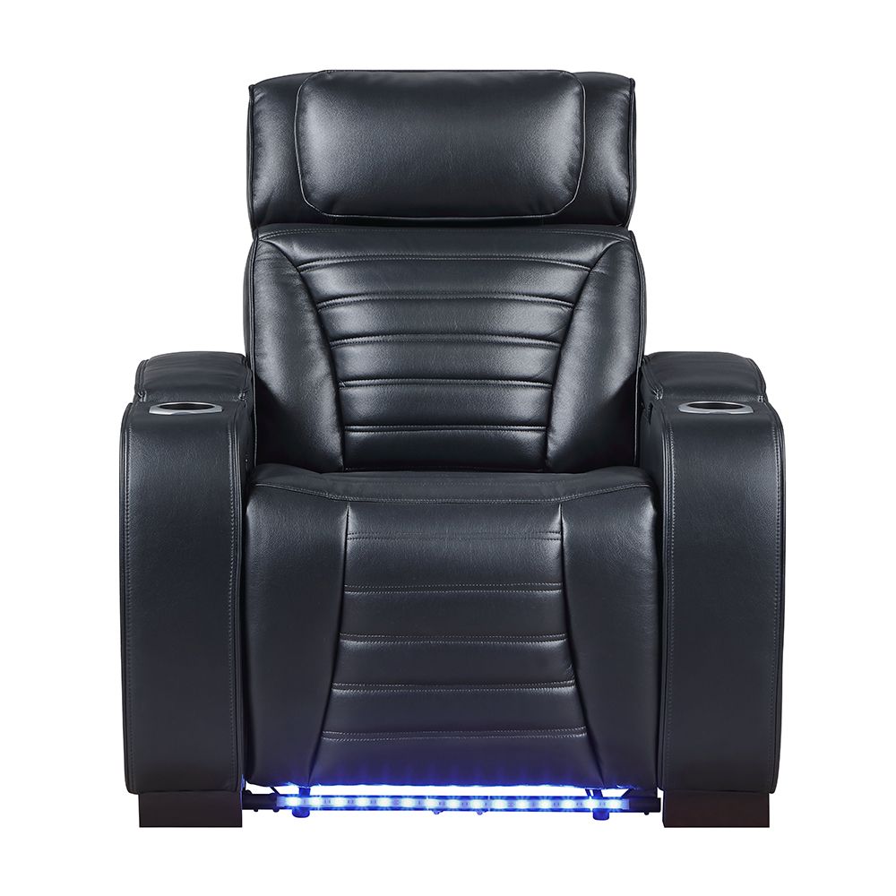 Ephron Power Motion Recliner W/Power Headrest & LED – view 4