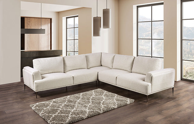 Gladbach Large L-Sectional, Beige - view 2