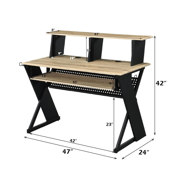 Humanity Music Desk – dimensions diagram