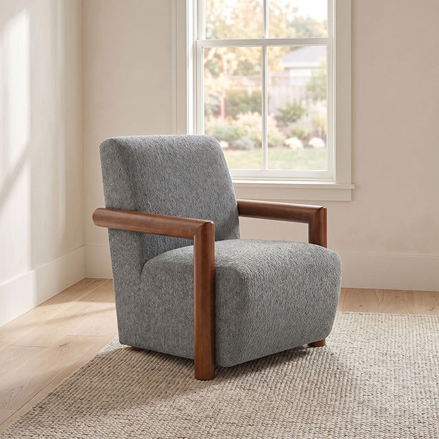 Esher Accent Chair, Sky Gray - view 5
