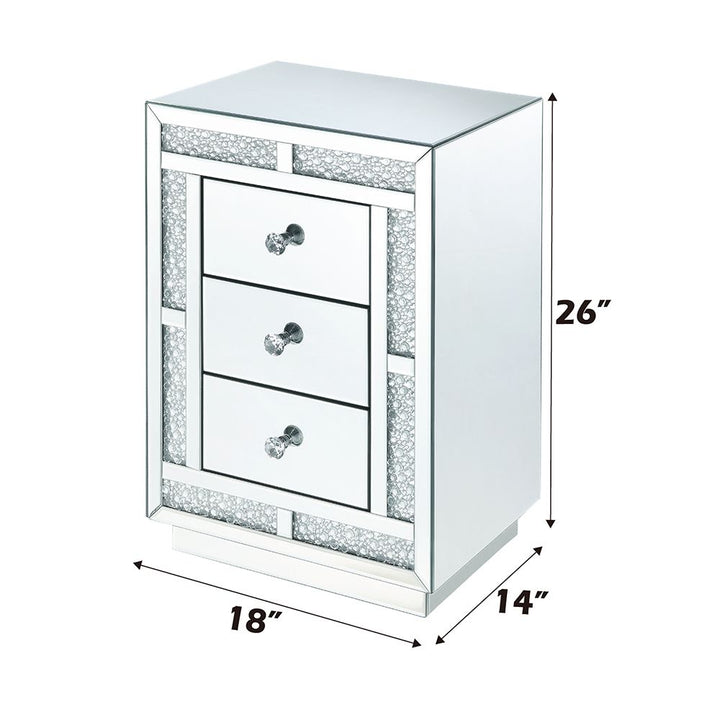 Mallika Accent Table – line drawing