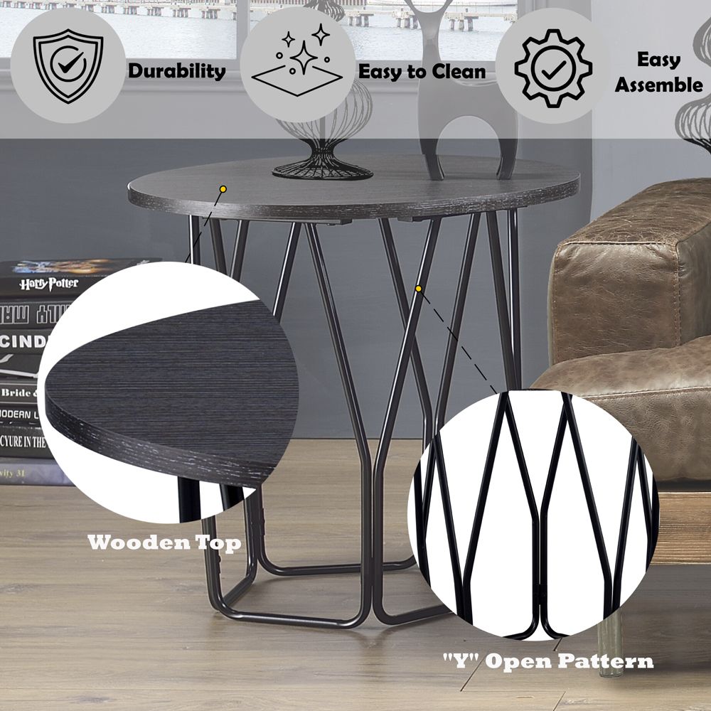Sytira End Table – features callout