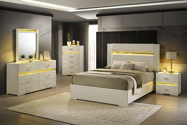 Lucida Bed, Beige - view 3