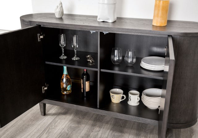 Sterling West Server, Ash Gray - view 4
