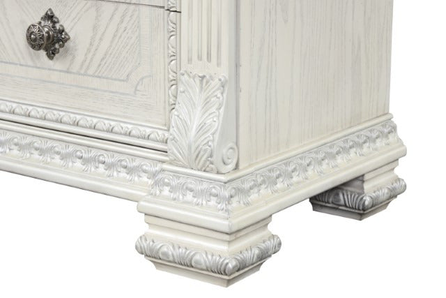 Promenade Nightstand, Wire-Brushed White - view 6