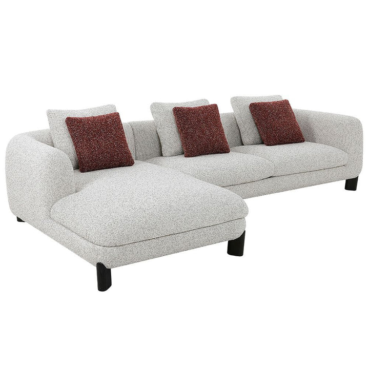 Mardi Sectional Sofa with 6 Pillows