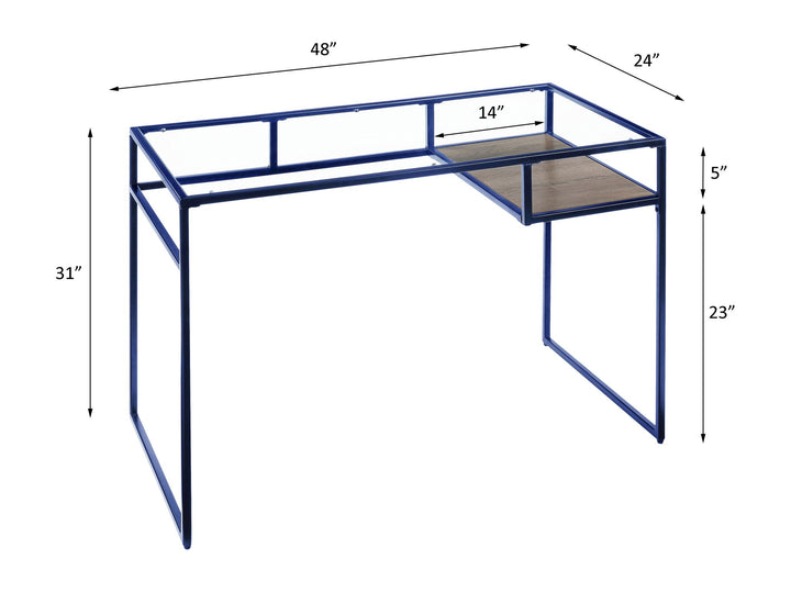 Yasin Writing Desk – line drawing