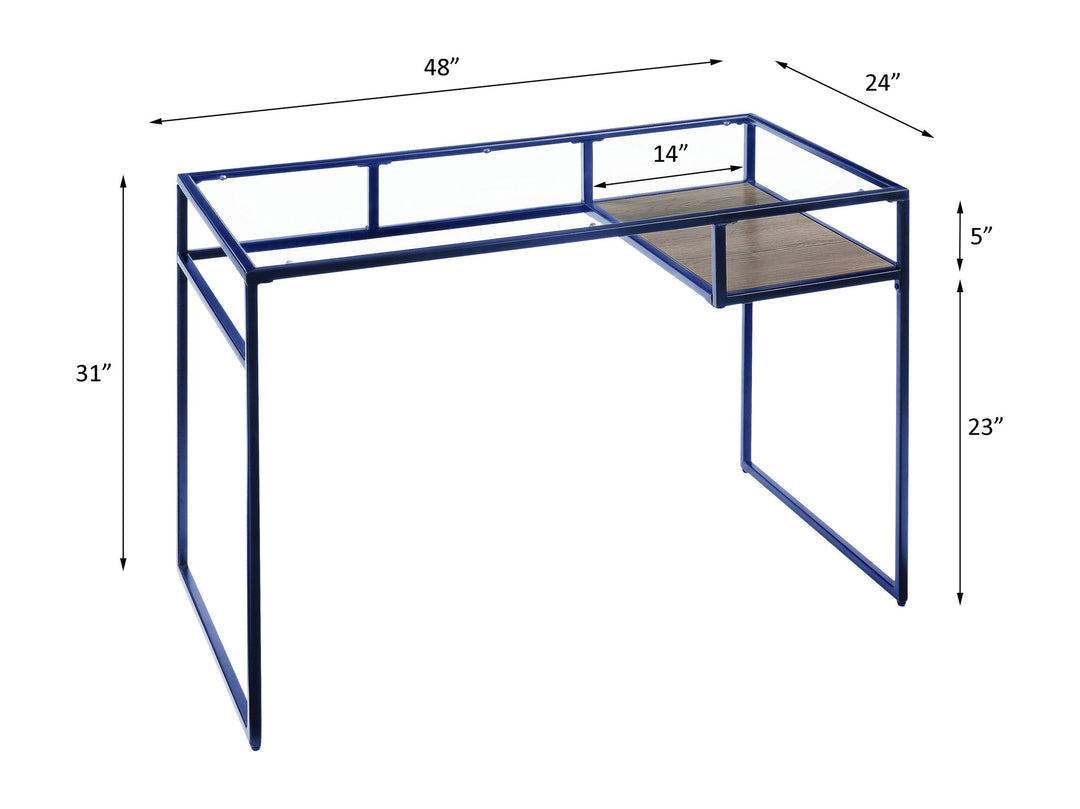 Yasin Writing Desk – line drawing
