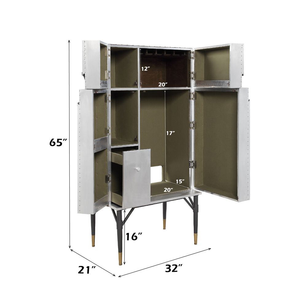 Yoela Wine Cabinet – dimensions diagram