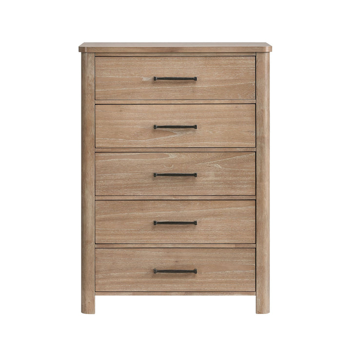 Anika 5 Drawer Chest-Natural