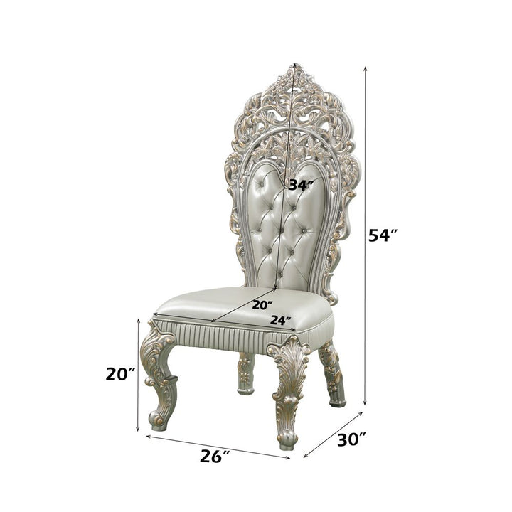 Sandoval Side Chair (Set-2) – dimensions diagram