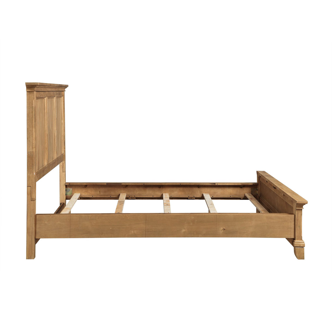 Sunstone 6/6-6/0 Ek/wk Panel Headboard-Honey