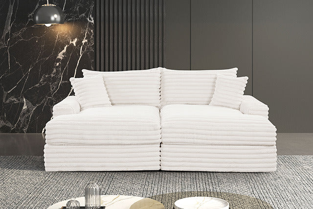 Tavedestrand Double Chaise Sofa, White - view 4