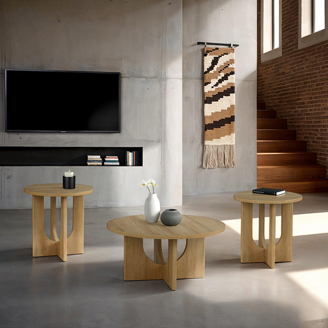 Holen 3 Pc. Table Set, Natural - view 4
