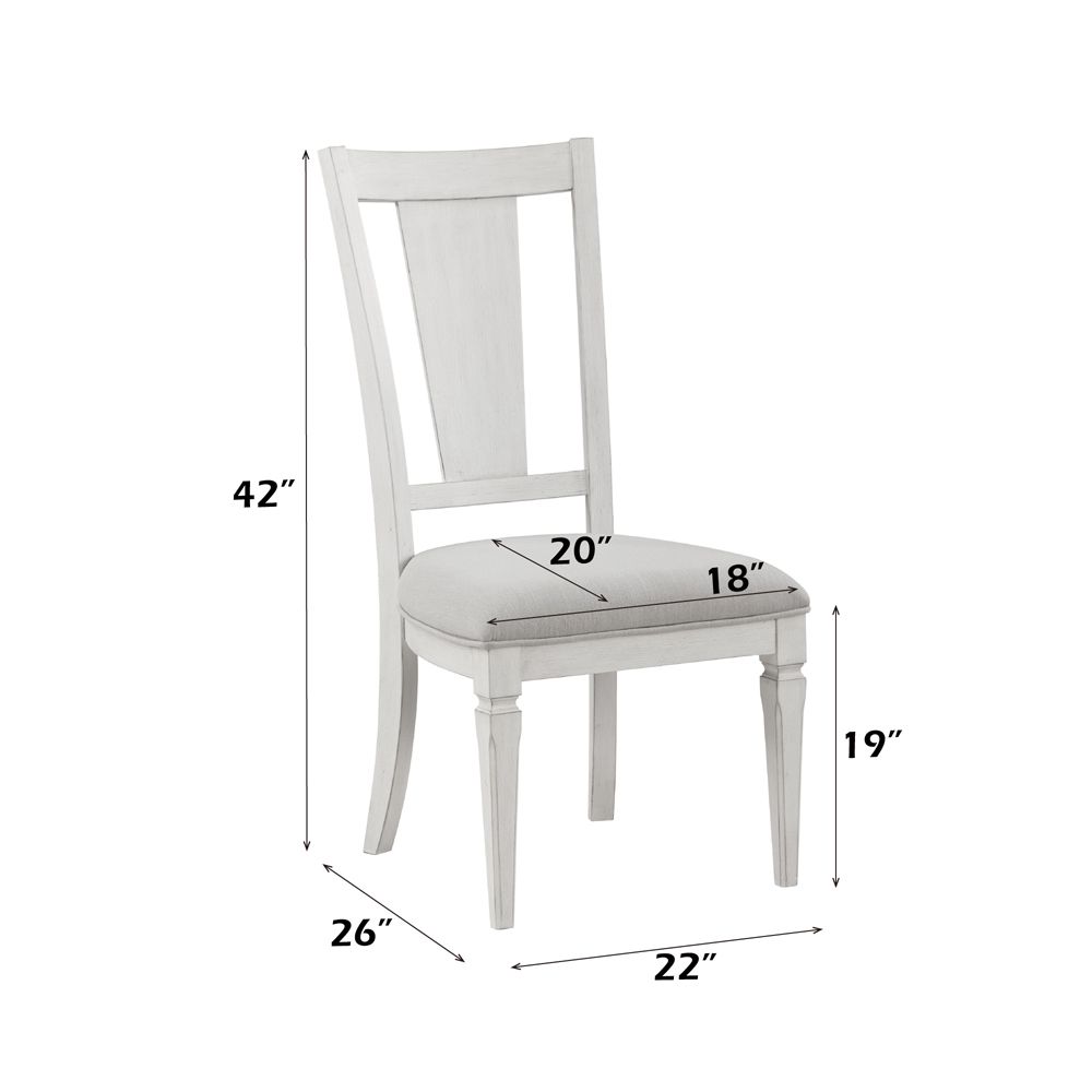 Katia Side Chair (Set-2) – dimensions diagram