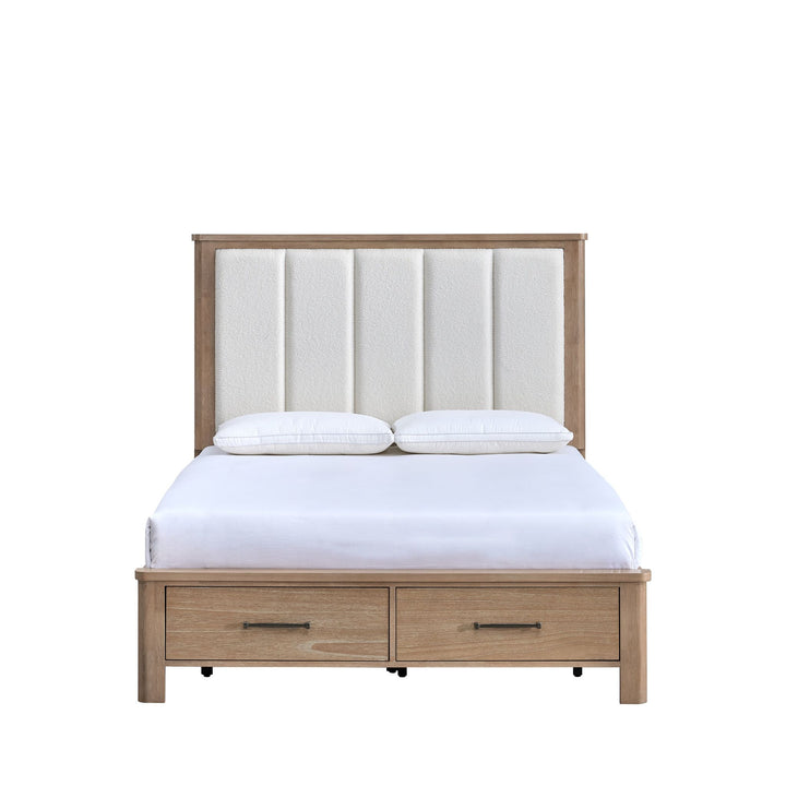 Anika 5/0 Q Panel Headboard-Natural