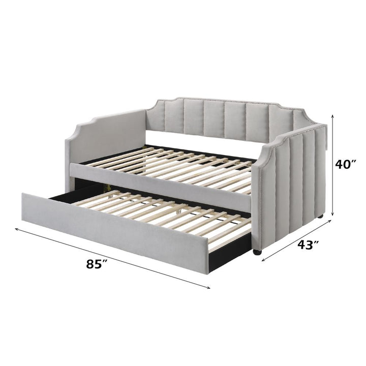 Peridot Daybed W/Trundle (Twin) – dimensions diagram