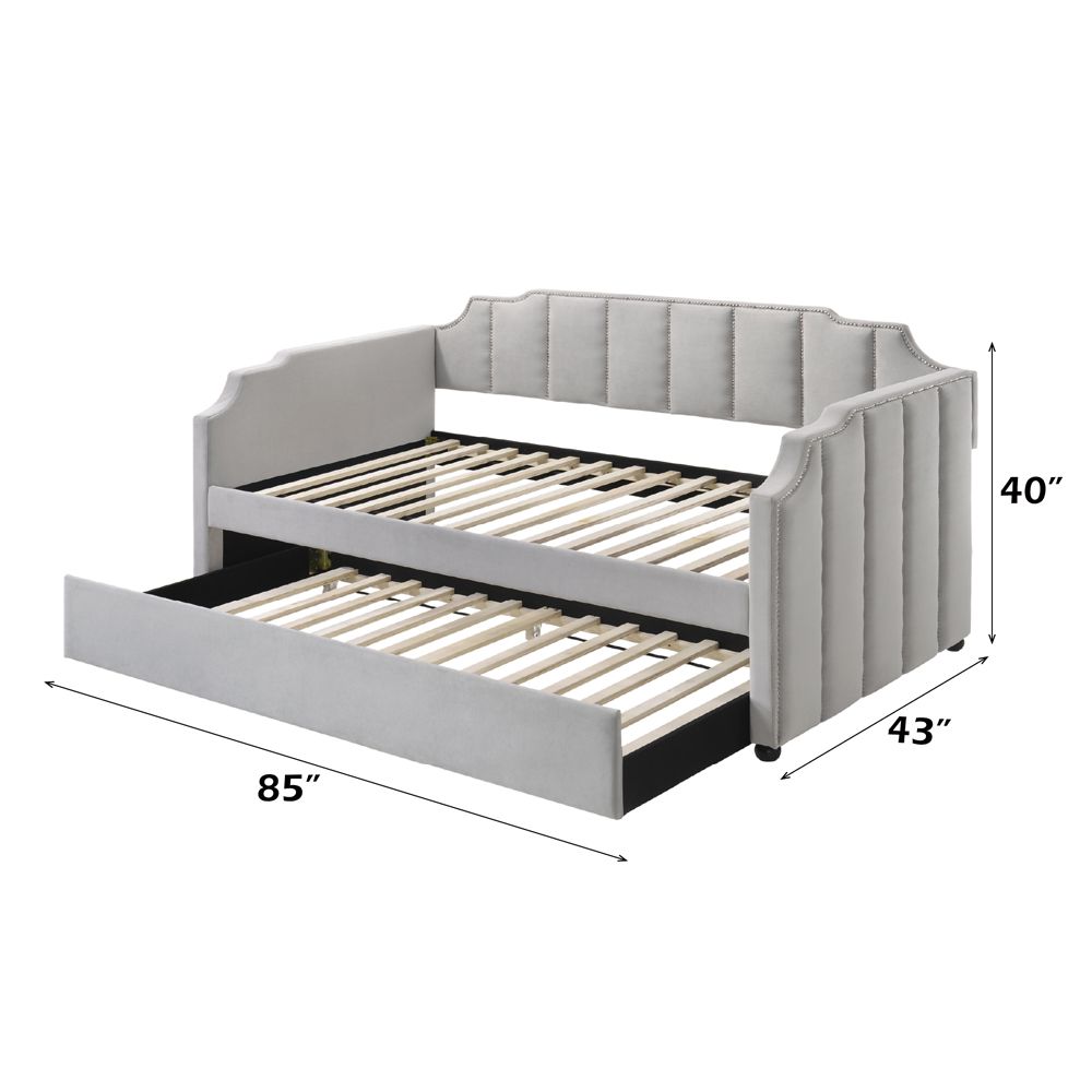 Peridot Daybed W/Trundle (Twin) – dimensions diagram
