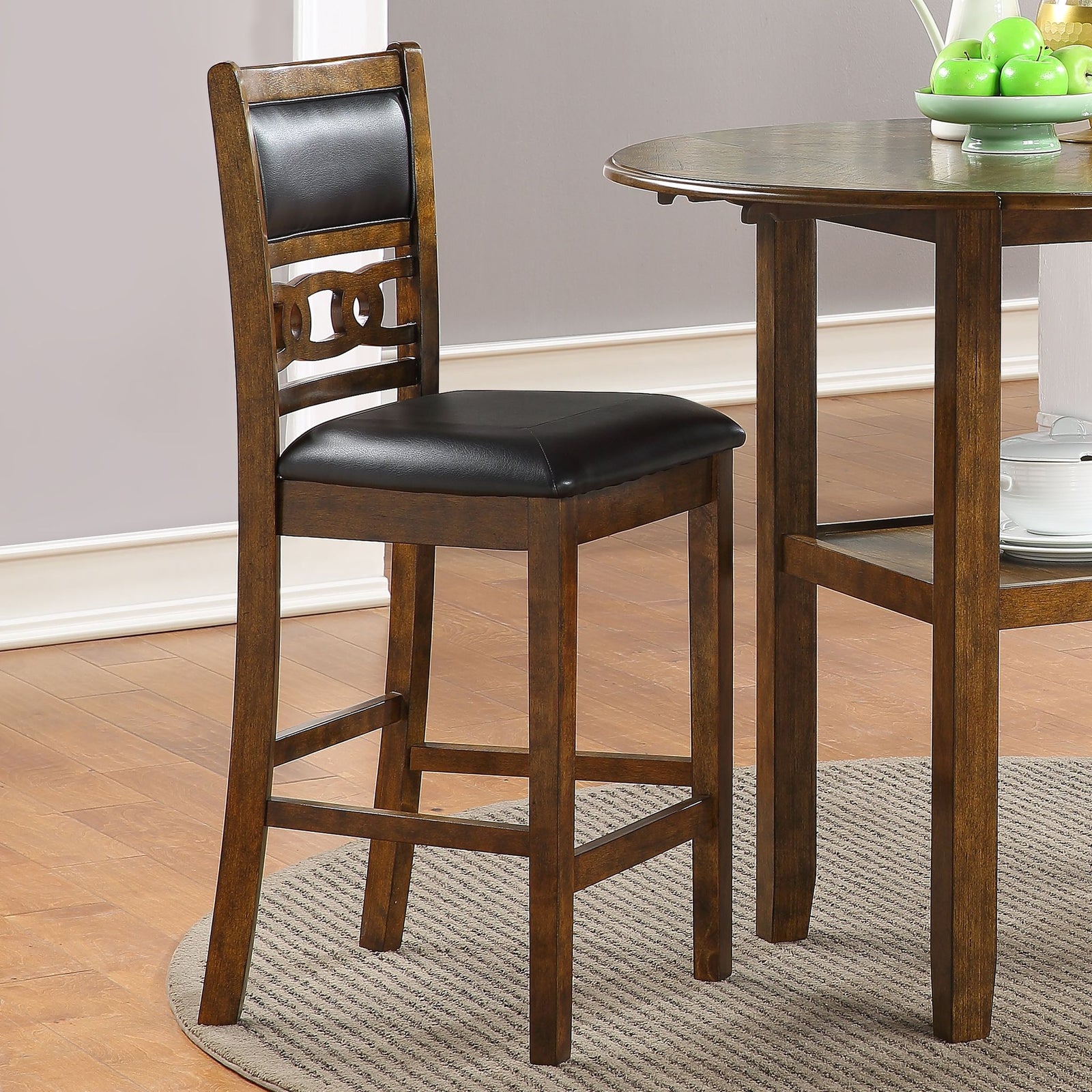 Gia Counter Chairs (2/ctn)-Brown