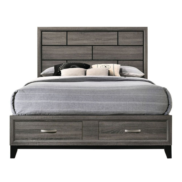 Valdemar Eastern King Bed with Storage
