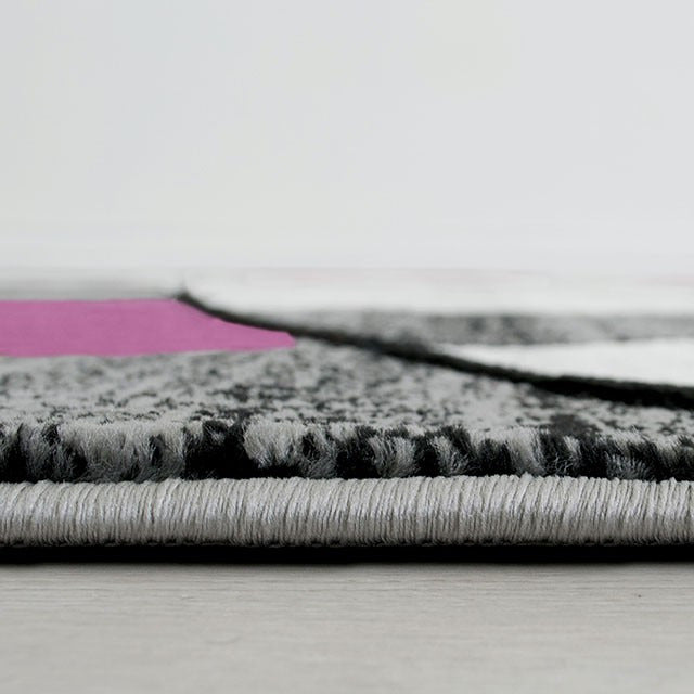 Niksar Area Rug, Gray/Purple - view 3